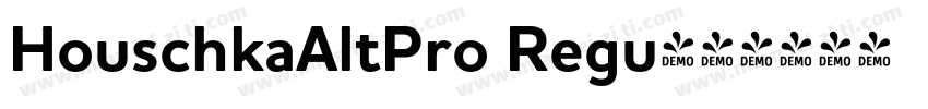 HouschkaAltPro Regu字体转换